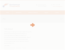 Tablet Screenshot of buurtcentrumoranjewijk.nl